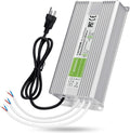 LEDMO IP67 Power Supply 300 Watts DC12V 25A AC/DC Driver Transformer Adapter Low Voltage Output with 3-Prong Plug 3.3 Feet Cable E7370