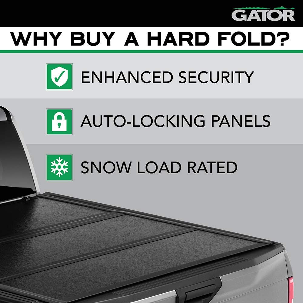 Hard Tri-Fold Truck Bed Tonneau Cover for Toyota Tundra 5' 7" Bed O4412