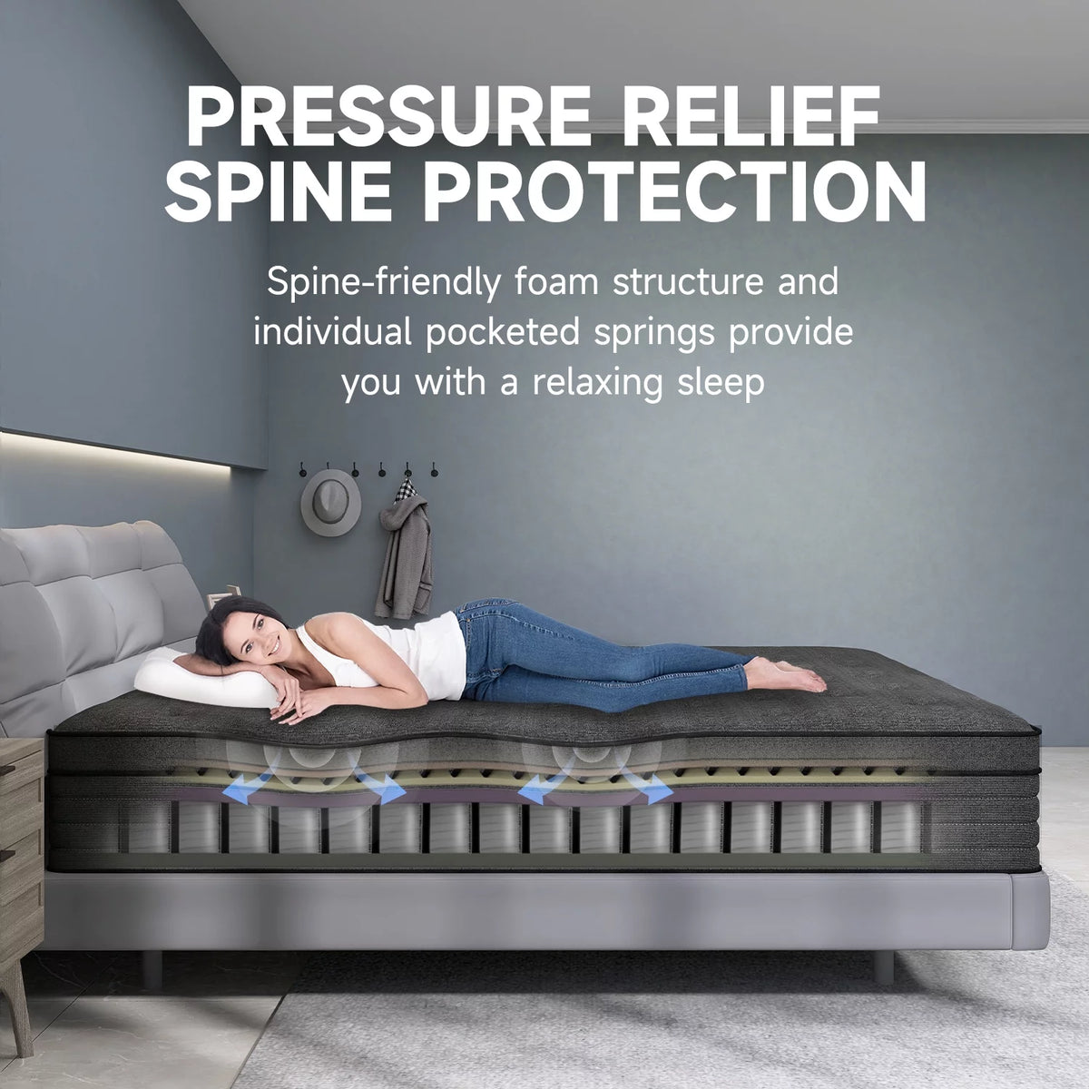 14 inch Full Medium Firm Hybrid Mattress K54999