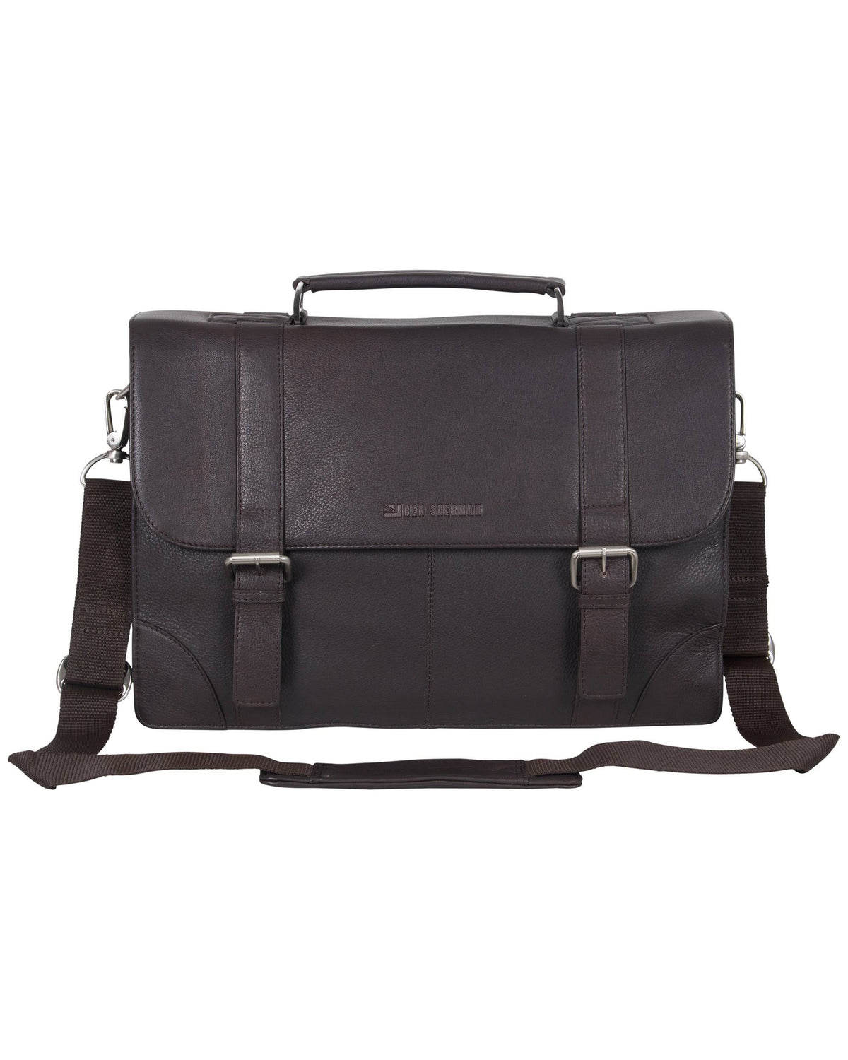 Brown Leather Laptop Portfolio N28596