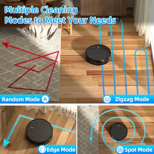 Robot Vacuum and Mop Combo with Large Capacity Dustbin H41957
