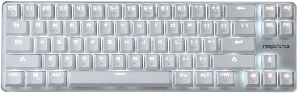 Wired Mechanical Gaming Keyboard Cherry MX Red Switch Backlight 108 Keys Full Size White Case A4106