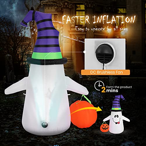 8FT Inflatable Yard Decor with Built-in LED Light W40721