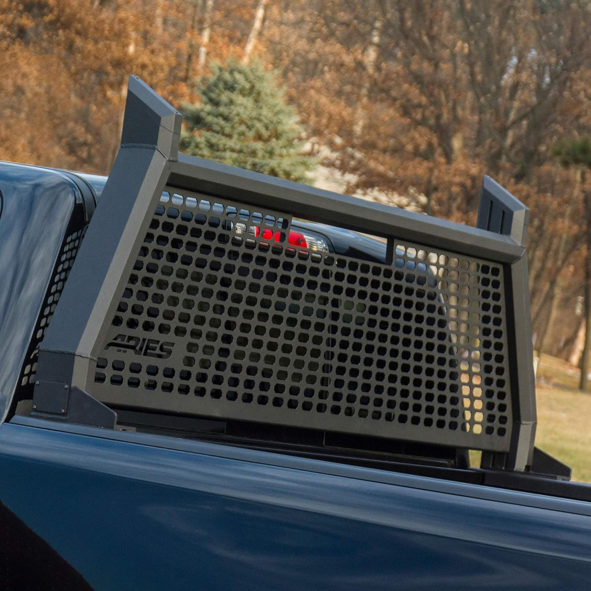 Black Aluminum Truck Headache Rack Cab Protector Y513