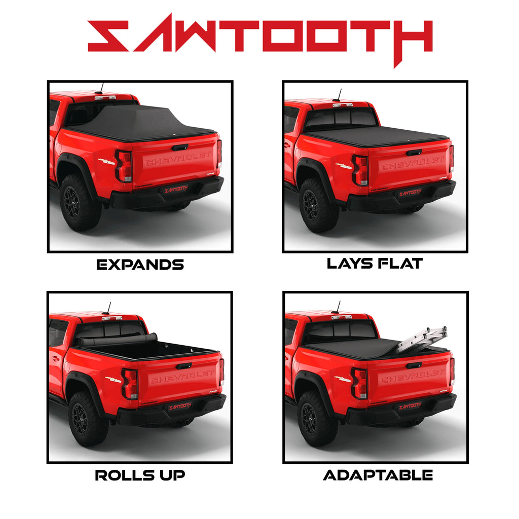 Sawtooth Expandable Tonneau Cover Q5814