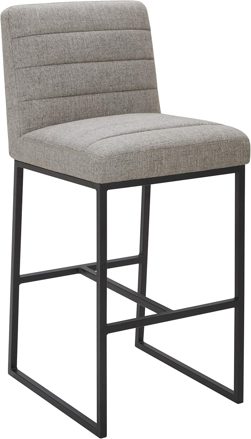 Dark Brown Faux Leather Counter-Height Stool Q476024