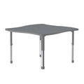 Commercial Laminate Top Collaborative Desk 42x42" Gray K5238