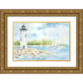 14x11 Gold Ornate Wood Framed Museum Art Print Q7141