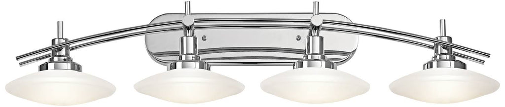 Four Light Chrome Bath T4446
