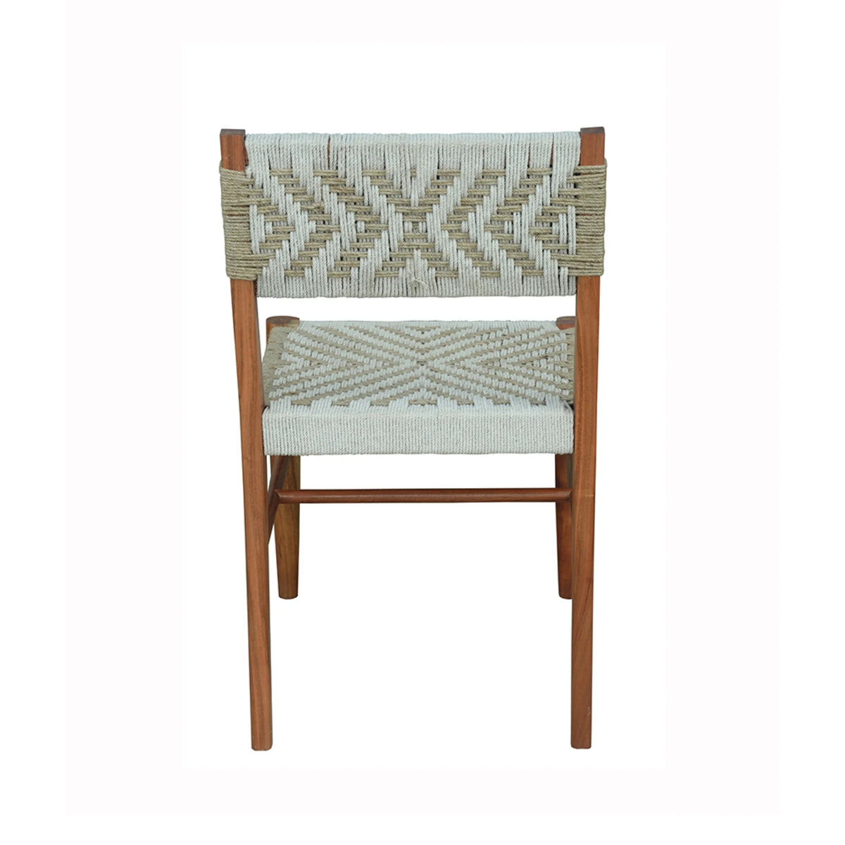 Gray and Brown Weaving Chair W396