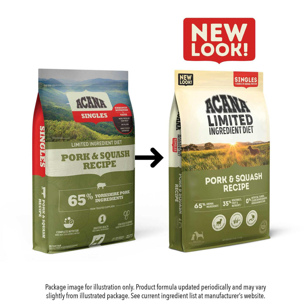 Grain-Free Pork & Squash Dry Dog Food V6354