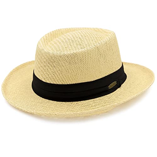 Straw Hat with 3" Brim Y15484