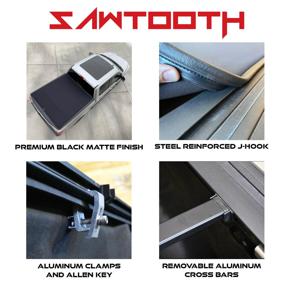 Sawtooth Expandable Tonneau Cover Q5814