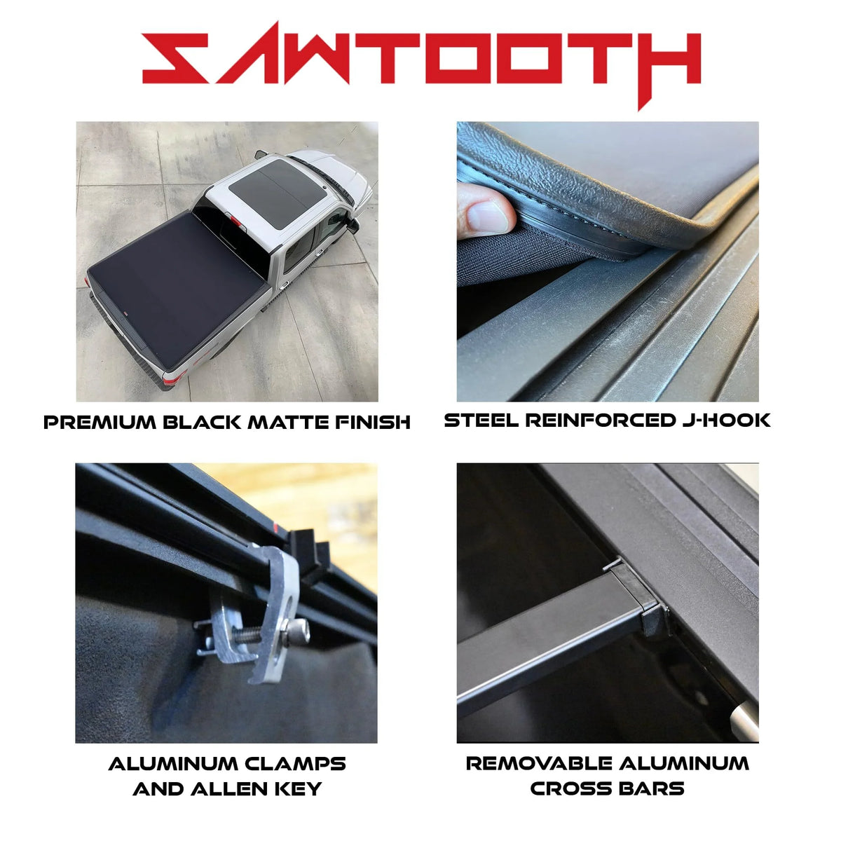 Sawtooth Expandable Tonneau Cover Q5814