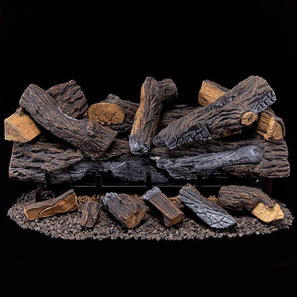 30 in. Dual Fuel Gas Log Set with Remote Control C4525