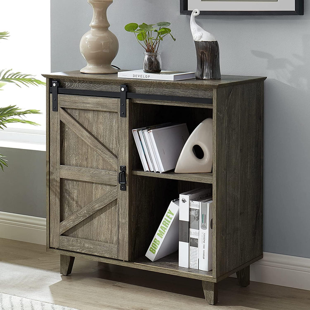 50 inch Sideboard Buffet with Sliding Barn Doors Z978498