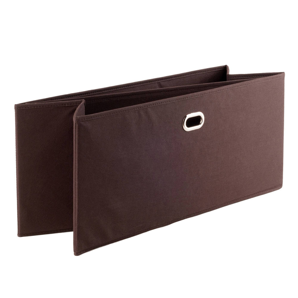 3-Pc Folding Bookcase with Fabric Basket M359