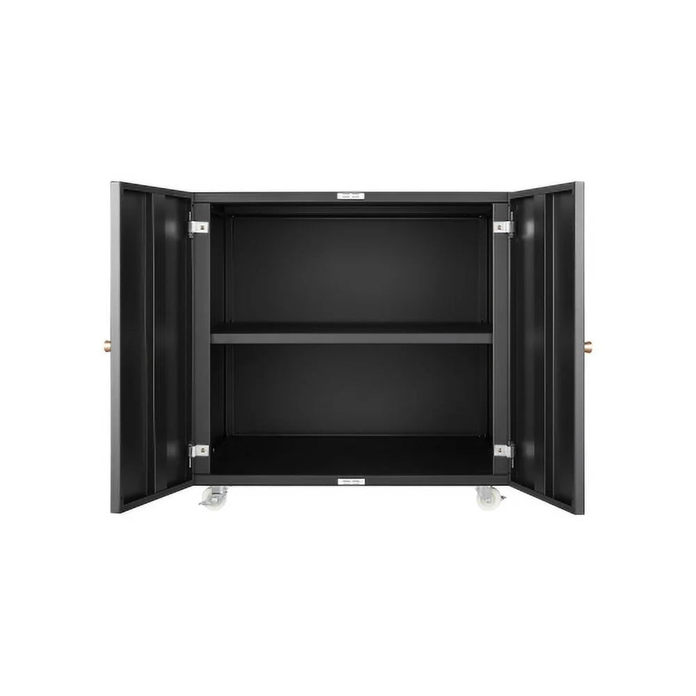White 2 Door Steel Copier Cabinet V7489