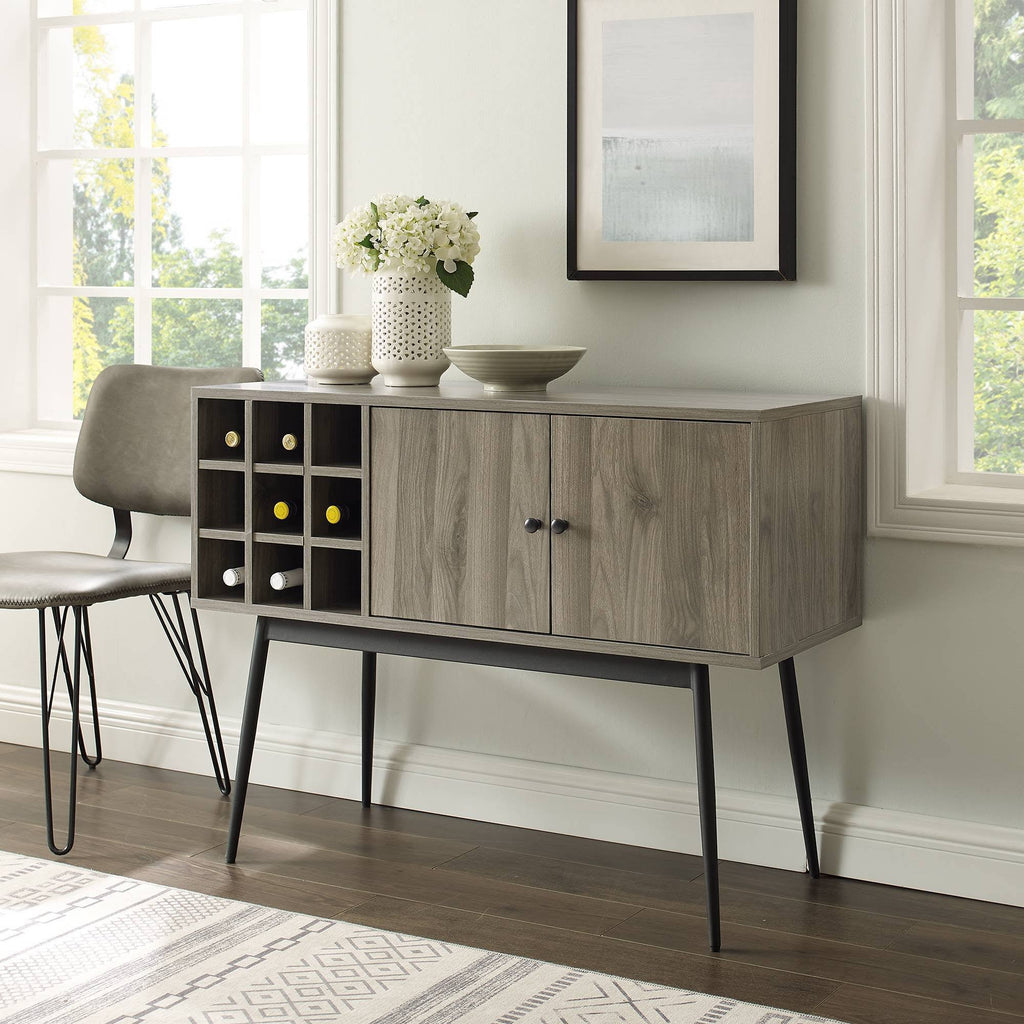 Slate Gray Bar Cabinet W61815