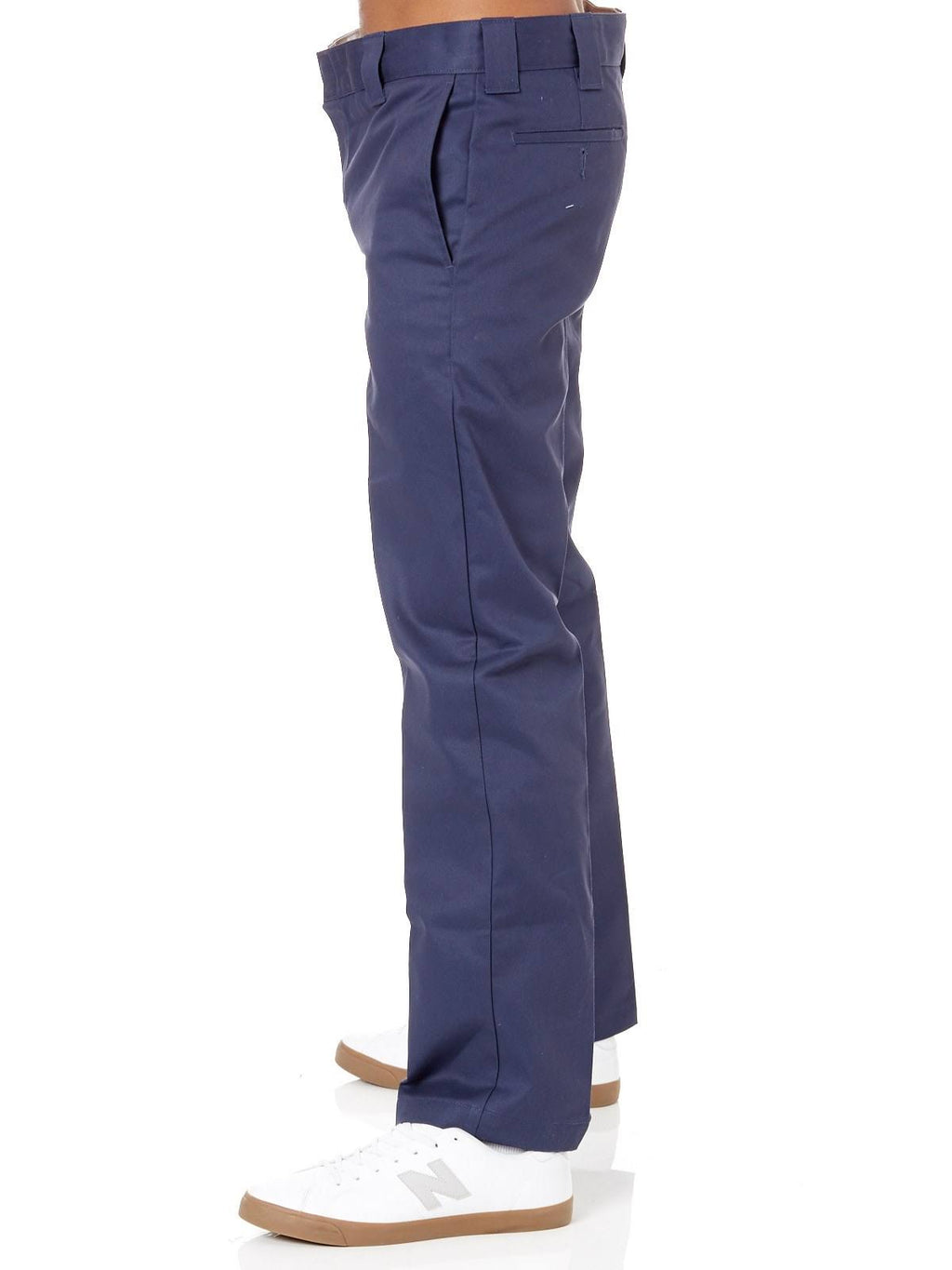 Navy Blue Slim Straight Work Pant C328