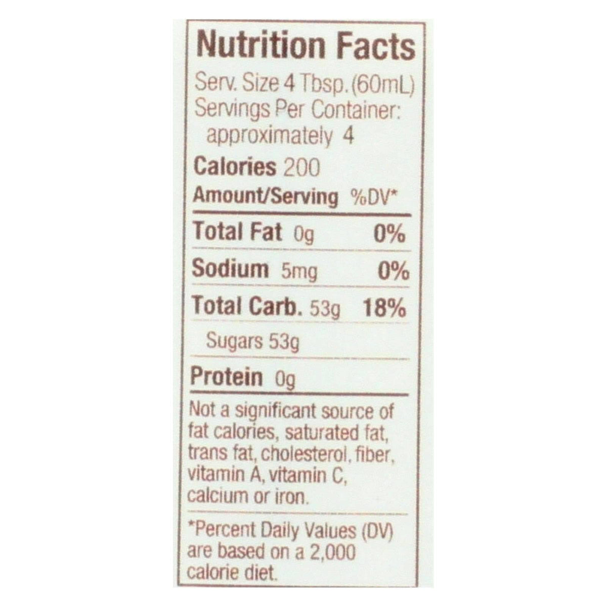 Maple Syrup Amber Grade A Case of 24 8 fl oz O926846