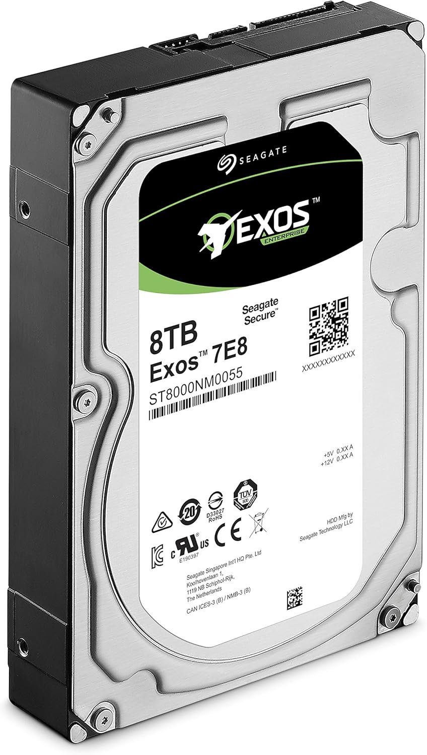 8TB 3.5 HDD 7200RPM SATA Internal Bare Drive T202