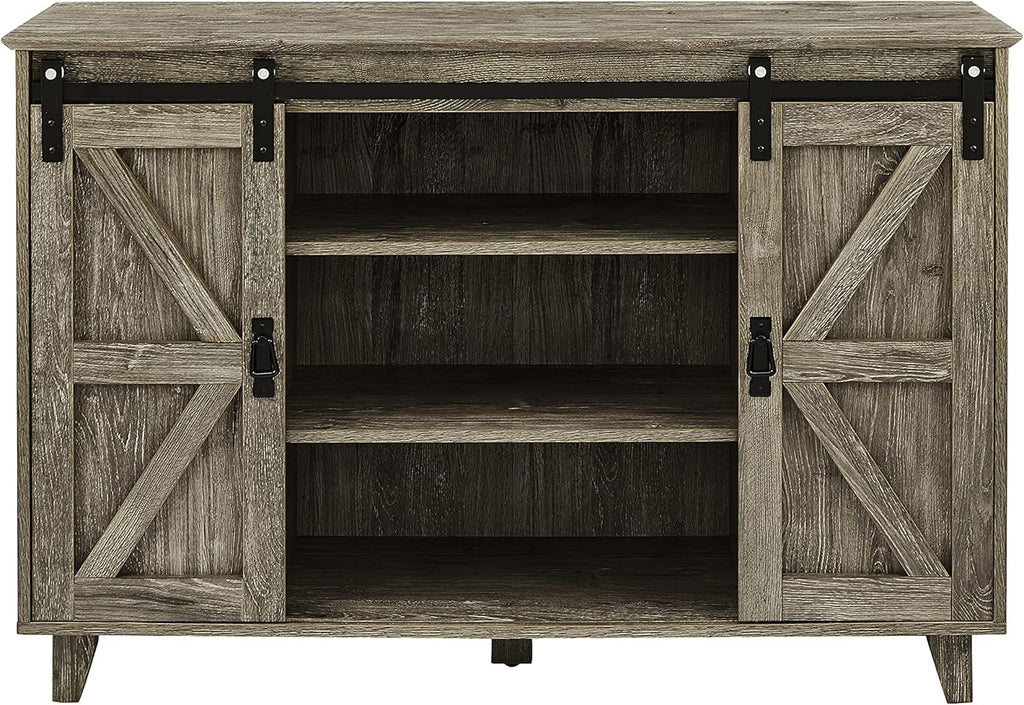 50 inch Sideboard Buffet with Sliding Barn Doors Z978498