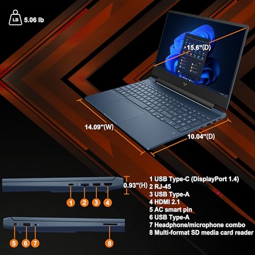 15.6 FHD 144Hz Gaming Laptop Intel i5-12450H 16GB RAM 512GB SSD RTX 3050 E38690