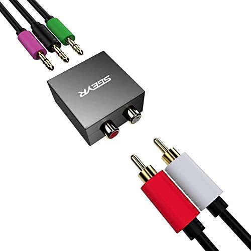 5.1 Audio Console Adapter Stereo RCA to 3 x 3.5mm Jack Bidirectional Conversion R947