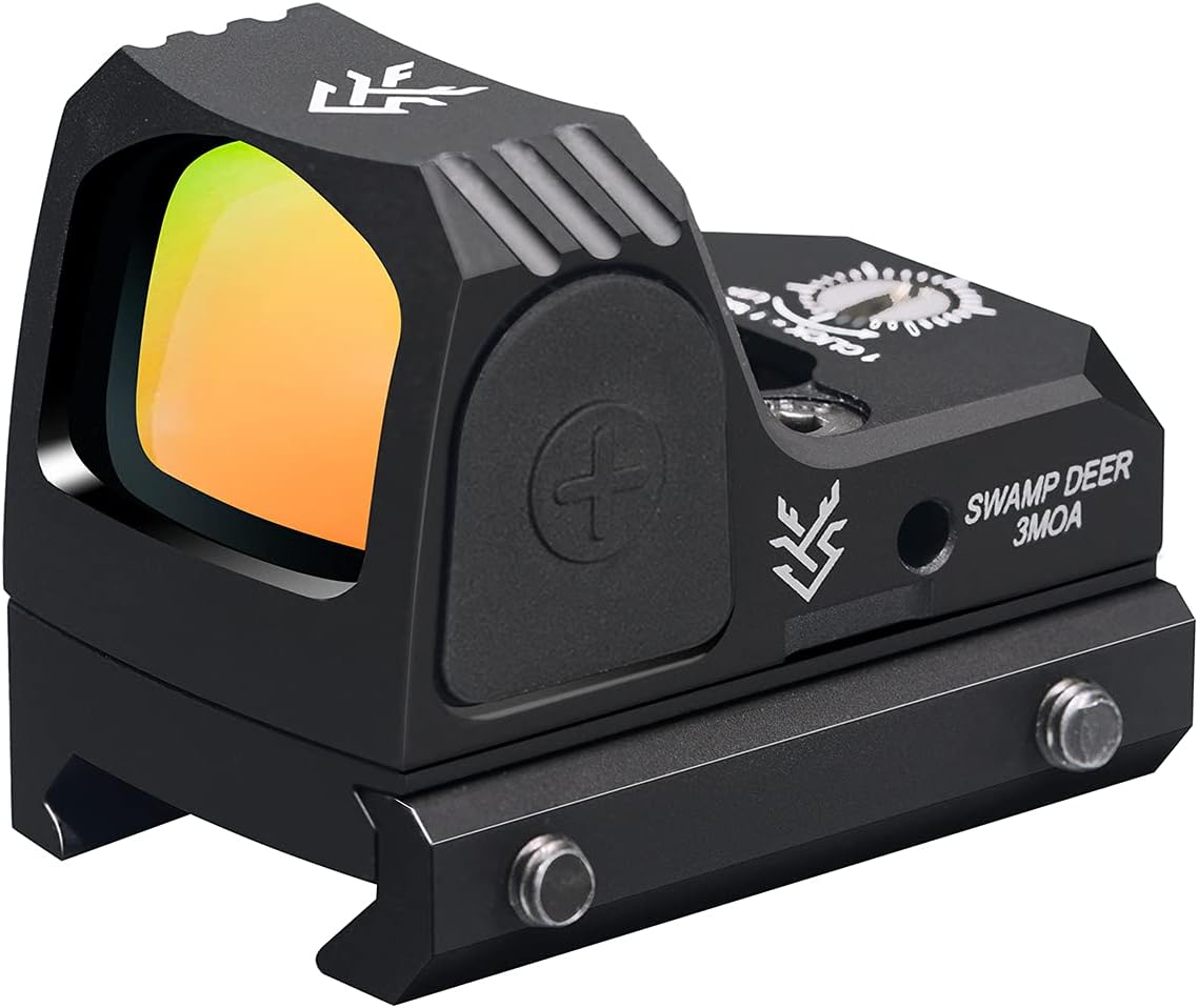 3 MOA Adjustable Brightness Red Dot Sight with Picatinny Rail Mounts C498104