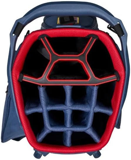 Navy Red Large Stand Bag H428