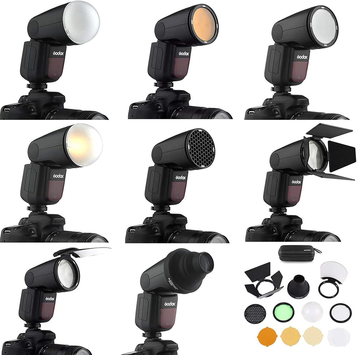 Accessories Kit for Round Head Camera Flash U822959