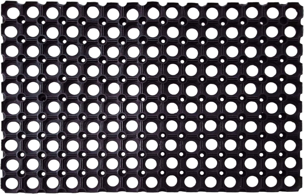 Interlocking Rubber Drainage Floor Mat 24 x 16 inches 12 Mats H662