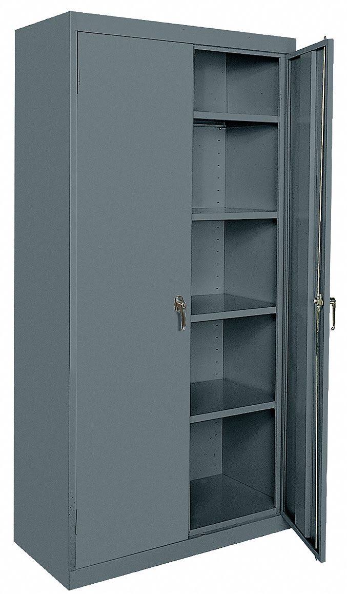 Charcoal Welded Storage Cabinet F9073
