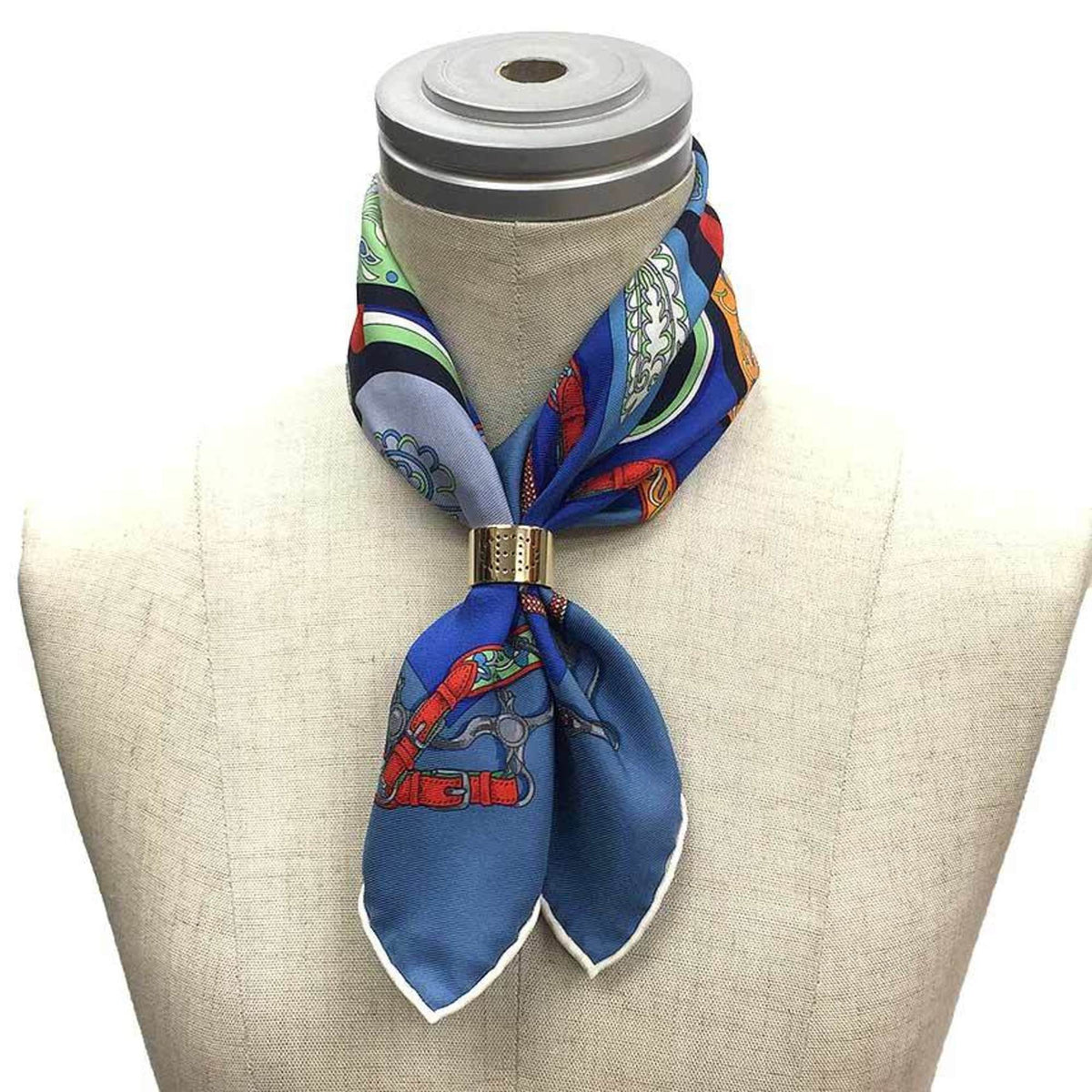 100% Silk Scarf Y346