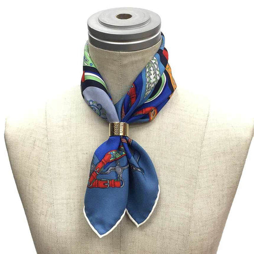 100% Silk Scarf Y346
