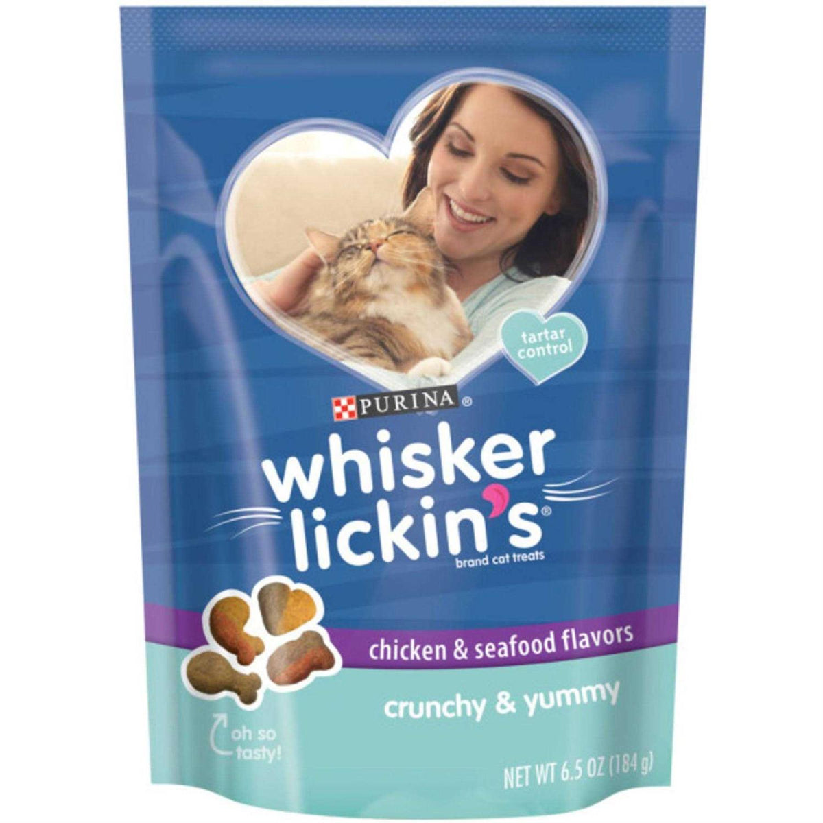 Chicken & Seafood Flavors Crunchy Cat Treats G9450