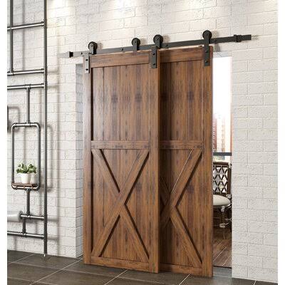 Double Door Barn Door Hardware Kit S66472