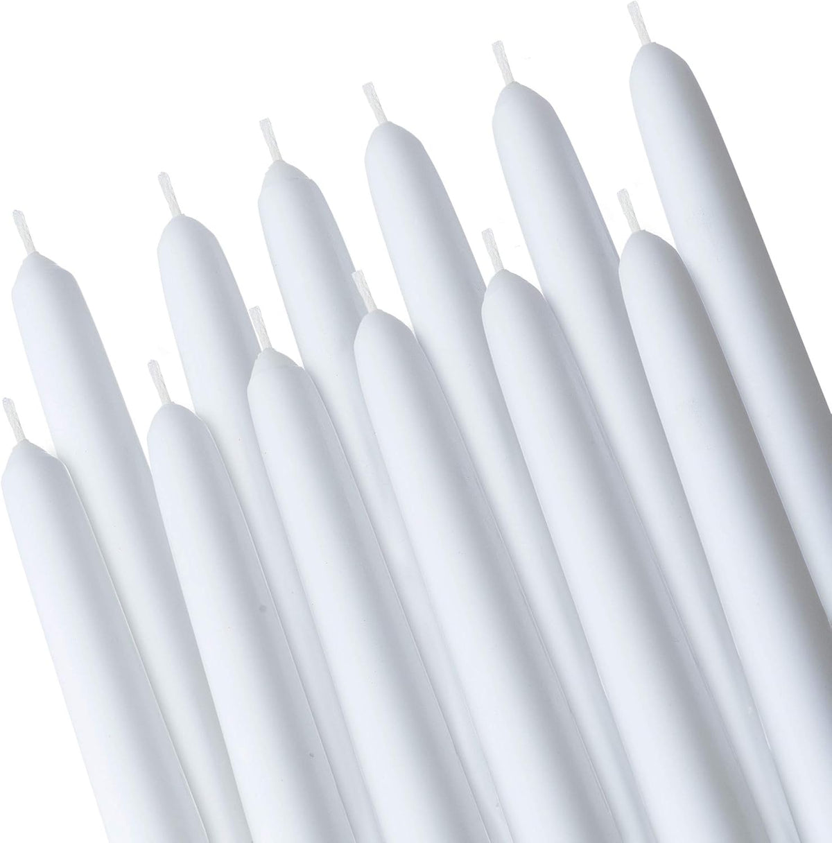 White 8 Hour Unscented Taper Candles Pack of 100 G469