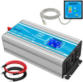 1500 Watt Pure Sine Wave Inverter 12V DC to 110V/120V AC F67626