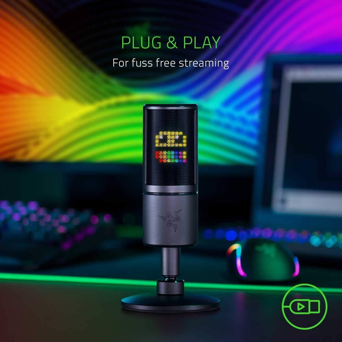 Streaming Microphone with LED Display Z122252