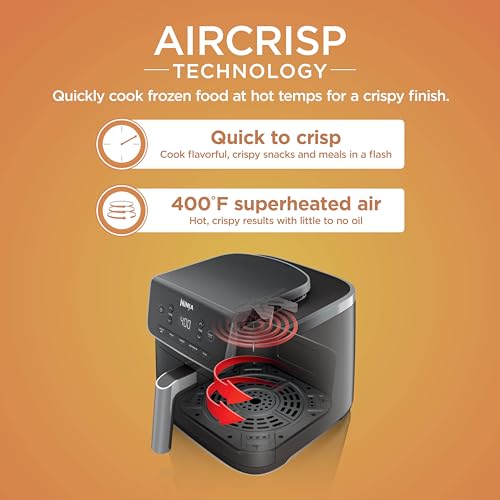 Grey 5 QT Air Fryer with Nonstick Basket J351