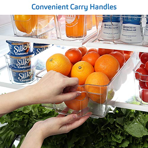 Stackable Clear Fridge & Freezer Organizer Bins G95465