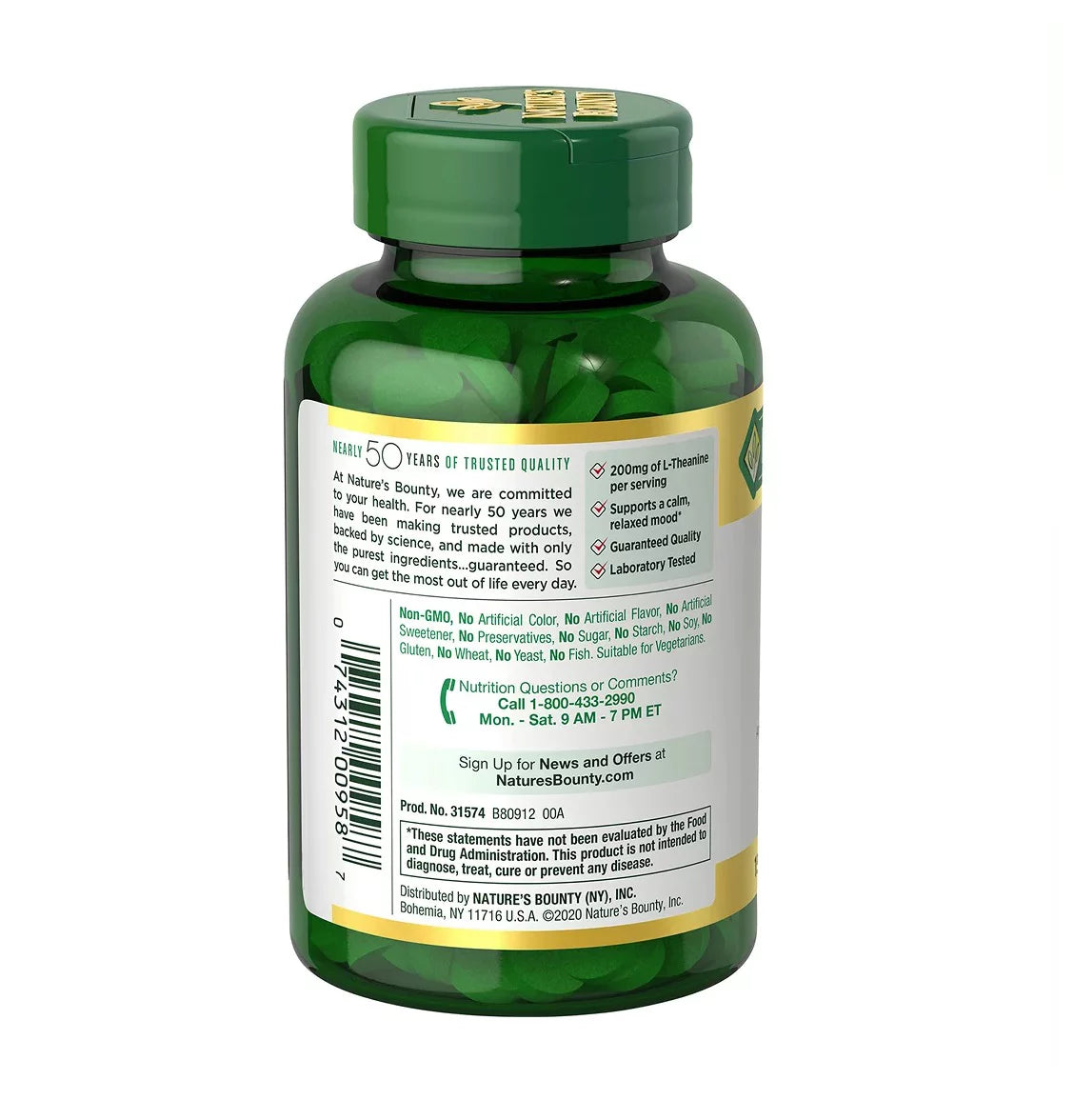 150 ct. Anxiety and Stress Relief A45293