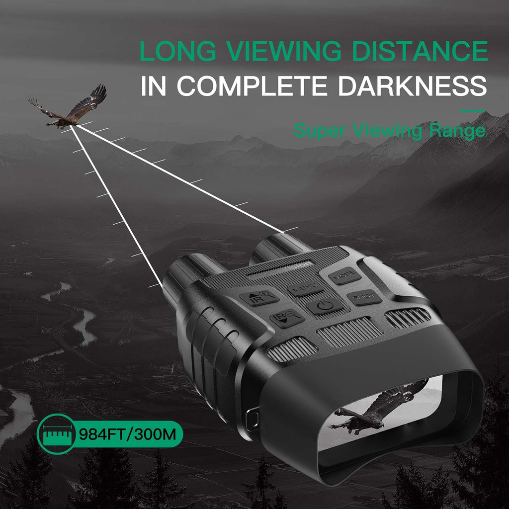 Digital Infrared Night Vision Binoculars with 32 GB Memory Card V605