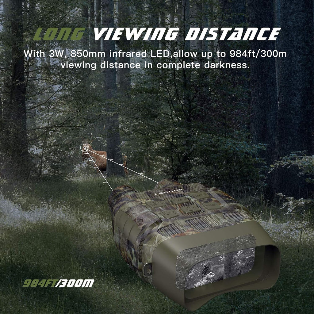 Digital Infrared Night Vision Binoculars with 32 GB Memory Card V605
