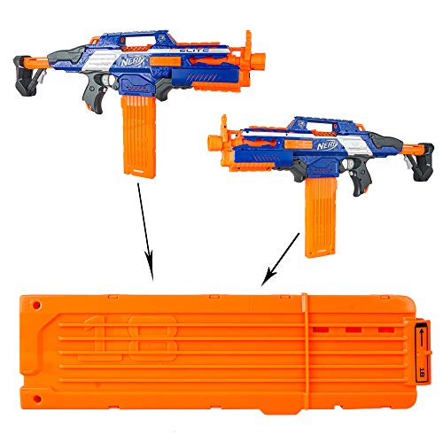 2 Pack 18-Dart Quick Reload Clip and 40 Dart Refill Pack (Orange) J10333