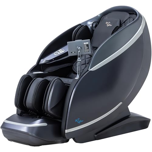 Black 4D 3D Dual-Mechanism Zero Gravity Massage Chair J5589