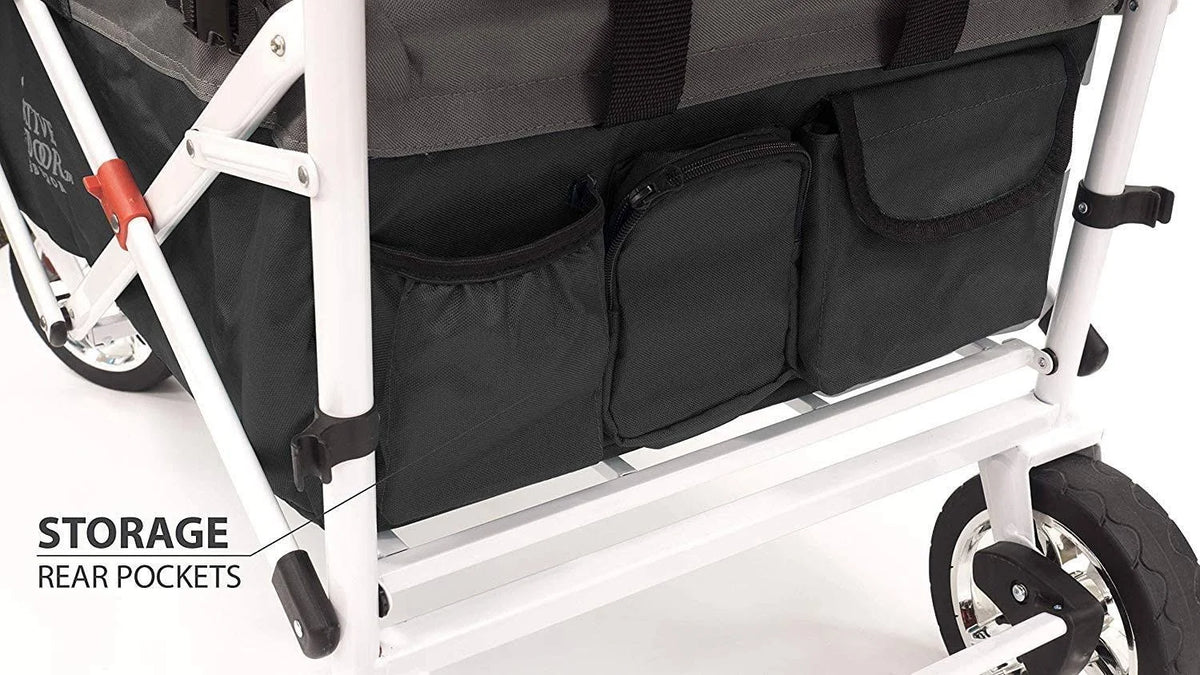 Black/Gray Folding Wagon with Canopy G165