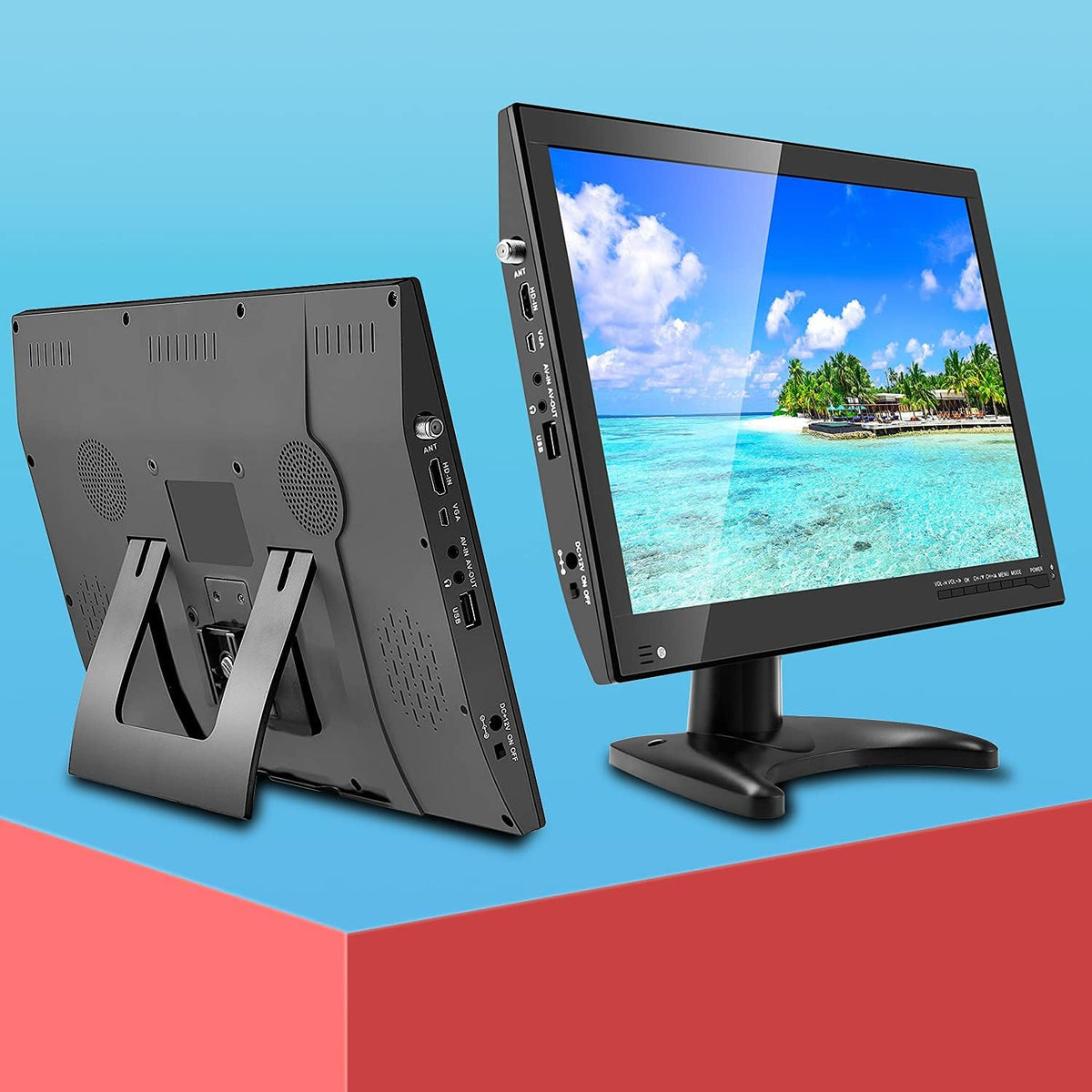 14inch Rechargeable Portable TV with Digital Tuner V800480